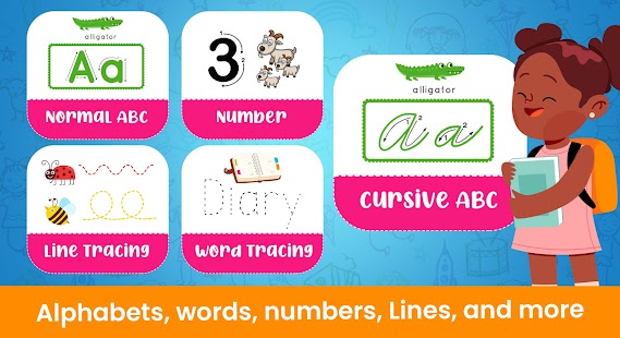 Toddlers ABC Cursive Writing Capture d'écran