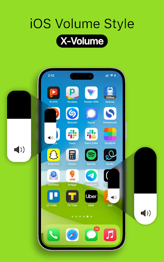 iCenter iOS 17: X - Volume Screen 2