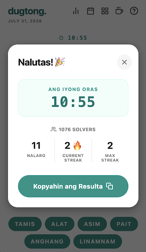Dugtong: Hanapin ang Salita screenshot
