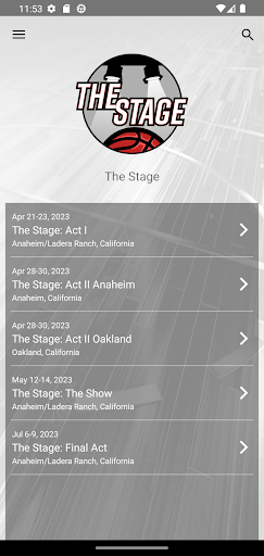 Android application The Stage Circuit screenshort