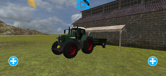Вождение трактора на ферме