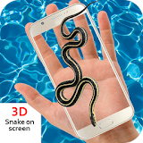 Snake on Screen  -  Scary Phone Hissing Prank App icon