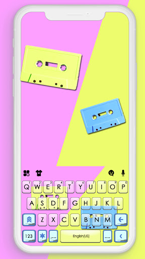 Android application Retro Music Tapes Keyboard Bac screenshort