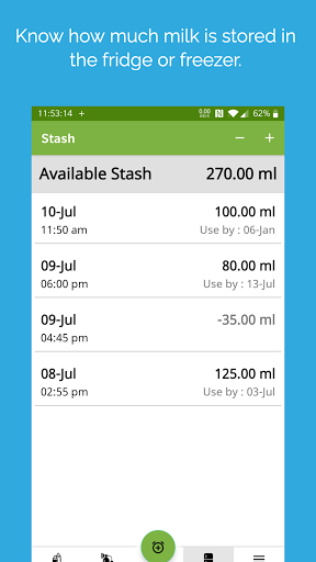 Dairy Store Milk pump tracker Screen 2