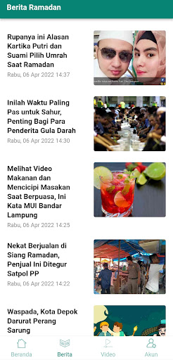 Jadwal Imsakiyah 2022M/1443H Screen 2