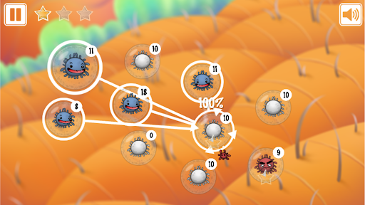 Android application NanoWar: Cells VS Virus screenshort