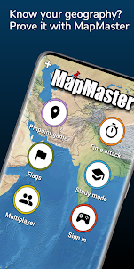 MapMaster+ Geography game