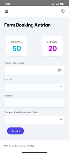 Antrian Online MPP Kukar Screen 3