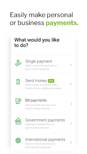 Screenshot of Nedbank Money
