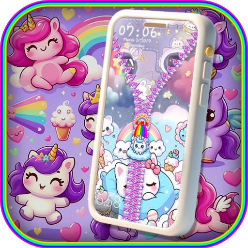 Kawaii Zipper Lock Screen Download on Windows