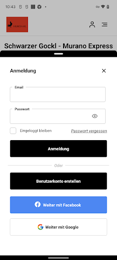 Schwarzer Gockl Screen 2