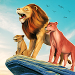 Cover Image of 下载 The Lion Simulator: Animal Family Game 1.0 APK