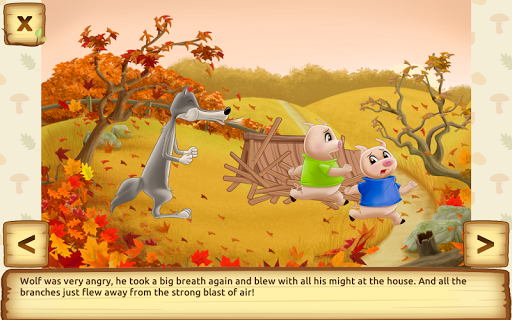 Three Little Pigs - Fairy Tale with Games screenshots 9