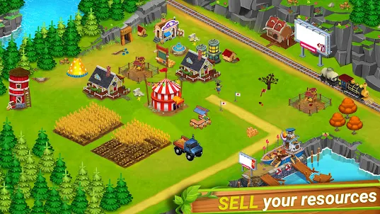 ألعاب مزرعة بلدة المزرعة