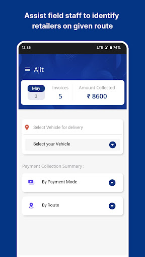Android application PiPay Staff screenshort