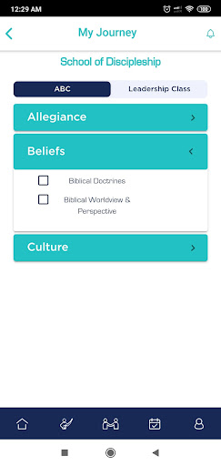 Android application My Journey (V1) screenshort