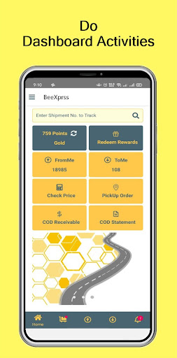 BeeXprss Service Screen 2
