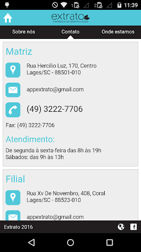 AppExtrato Screen 2