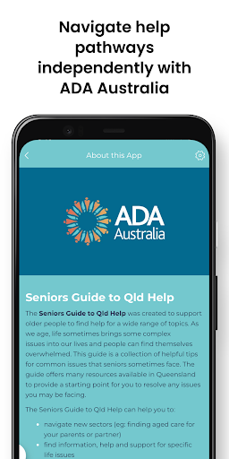 Seniors Guide to Qld Help Screen 3