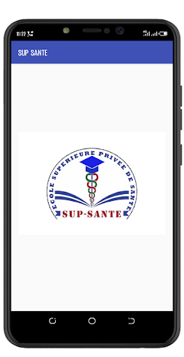 Android application SUP-SANTE screenshort