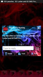 Color Smoke Theme GO SMS Pro For PC installation