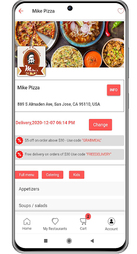 MealHi5 - Order Food Online Screen 3