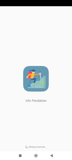 Android application Info Pendakian screenshort