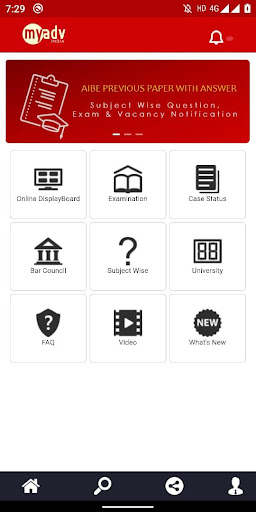 Android application All About Advocate MyAdv India screenshort