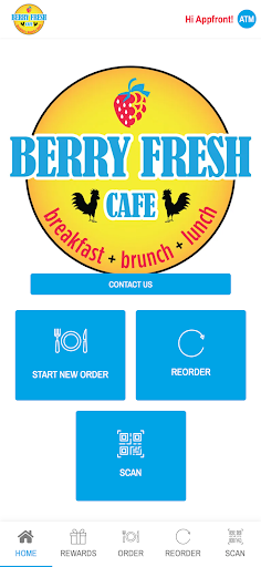 Android application Berry Fresh Cafe App screenshort