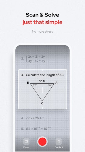 Scan and Solve math problems