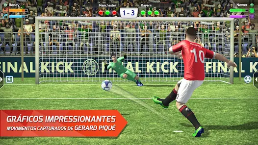 Final Kick: Futebol online – Apps no Google Play