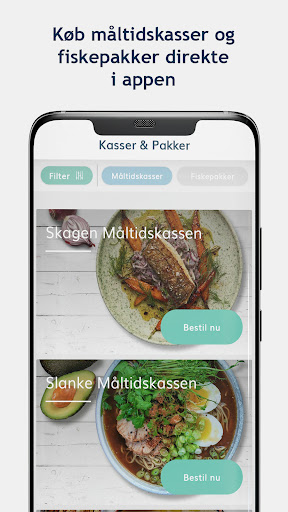Android application Skagenfood screenshort