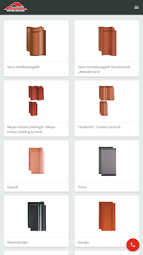 Android application Meyer-Holsen TECHNIK screenshort
