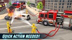 screenshot of Fire Truck Rescue Games Sim 3d