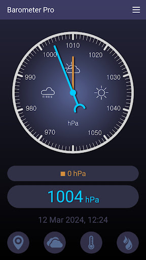 Android application Barometer Pro screenshort