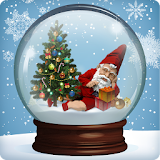 Snow Globe Winter Christmas icon