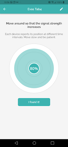Superfinder Bluetooth Locator Screen 2