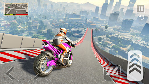 Mega Ramp Stunt Bike Games 3D Screen 2