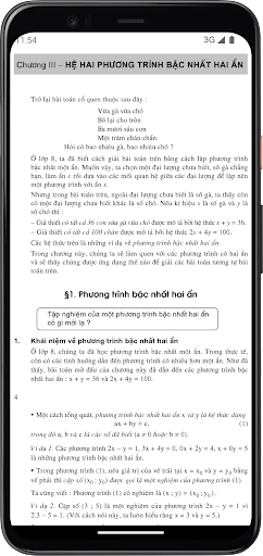 Android application Toán Lớp9 Tập hai screenshort