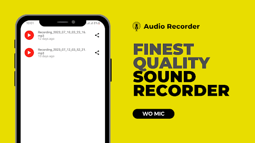 Audio Recorder-Microphone Pro Screen 3