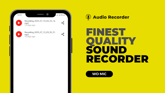 Audio Recorder-Wo Mic Pro