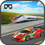 VR Train Vs Car- Super Racing icon