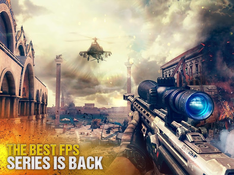 Modern Combat 5: mobile FPS banner