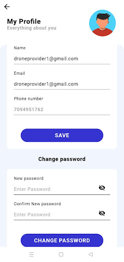Android application Garuda Provider screenshort
