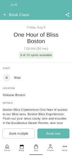 Screenshot of Release Well-Being Center
