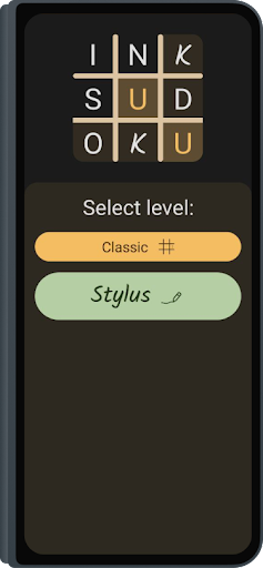 Android application InkSudoku screenshort