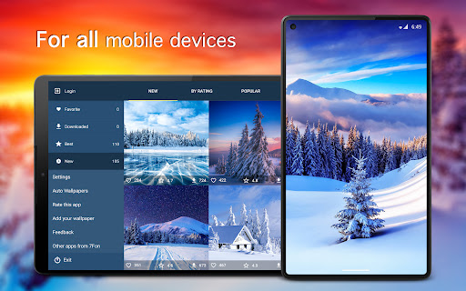 Screenshot of Winter Wallpapers 4K