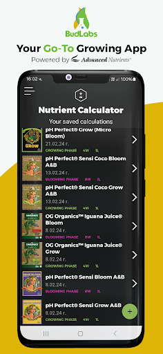 Screenshot of BudLabs - Hydroponics Grow App