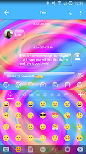 SMS Messages GlassSpiral Theme