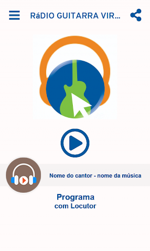 Android application Rádio Guitarra Virtual screenshort
